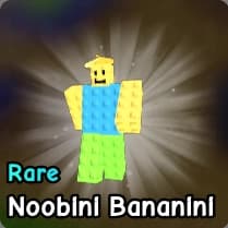 Noobini Bananini - Rare brainrot in Plants vs Brainrots